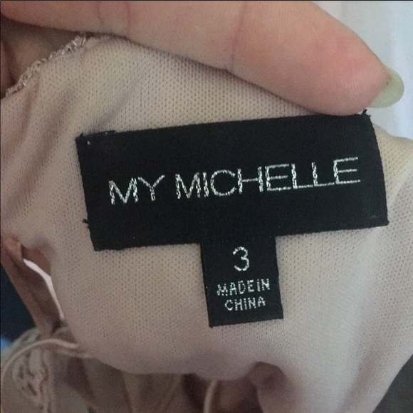 Champagne prom dress - Picture 4 of 6